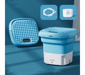 Lavadoras portátiles, ropa interior con secador, cubo, calcetines, lavadora de ropa, Mini lavadora plegable, electrodoméstico AU color rosa