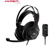 HyperX Cloud Revolver: auriculares para juegos con sonido envolvente HyperX 7.1, espuma viscoelástica exclusiva, marco de acero y micrófono con cancelación de ruido desmontable negro
