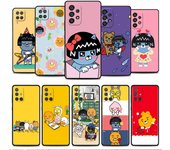 Funda para Samsung Galaxy A52, A12, A32, A51, A21s, A71, A13, A53, A22, A31, A72, A03, A02s, A41, carcasa negra de Kakao Friends Samsung A52 4G(5G)