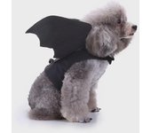Disfraz de murciélago de osito bichón para mascotas: divertido disfraz de Halloween y Navidad para gatos y perros Medium
