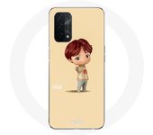 Coque pour Oppo A74 5G BTS TinyTAN Animation Suga