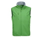 Chaleco softshell básico para hombre de Clique XS negro