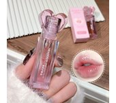 Brillo labial voluminizador, hidratante duradero, transparente, con aceite de labios, lápiz labial con efecto espejo, color melocotón, maquillaje para labios de mujer, cosméticos. Peach