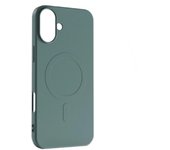 Funda de silicona líquida Magsafe para iPhone 16 Pro - Verde oscuro