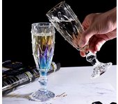 Copa de champán de cristal vintage, copas de champán, copas de vino, copas de whisky, copas para beber, juego de lujo, cristalería para bar 170ml