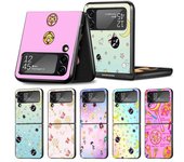 Funda rígida de PC para Samsung Galaxy Z Flip 4 ZFlip ZFlip3 Z Flip 3 5G zflip ZFlip4 Flip3 Coque Linda varita mágica Luna Samsung Z Flip 5G