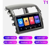 Radio Android para Toyota Corolla E140 E150 2006-2013, reproductor multimedia, unidad principal, estéreo, navegación GPS, Bluetooth, WIFI, 1+16 GB 1+16GB
