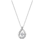 Collar Yondo K10 de oro blanco 151816123208 canal4℃ (Mar del Canal) (GT)