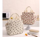 Bolsa de almuerzo ligera de gran capacidad, bonita y portátil, con aislamiento tipo bento, ideal para ir a la oficina. One Size