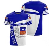 Camiseta con la bandera del mapa de la costa de Mayotte para hombre, ropa con emblema nacional de la zona de África, camisetas gráficas, camisetas de estilo rocoso, camisetas para mujer S