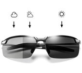 Gafas de sol fotocromáticas polarizadas para hombre, gafas camaleón para conducir, gafas de sol que cambian de Color, gafas de sol para conductor con visión diurna y nocturna