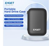 Bolsa SSD para Disco Duro Externo USB de 2.5 Pulgadas HDD Estuche de Transporte Bolsa de Almacenamiento Batería Externa Bolsa de Almacenamiento para Auriculares negro