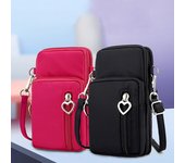 Mini bolso cruzado ligero deportivo para mujer, regalo 6 azul