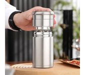 Taza termo de acero inoxidable 316 para hombre, de alta configuración, para separar té, portátil, para viajes 300ML
