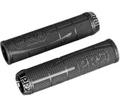 Puños PRO Race R20RGP0046X de 32 mm, negros, con bloqueo negro