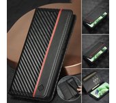 Funda de cuero de fibra de carbono para Samsung A14 A24 A34 A54 5G A13 A23 A33 A53 Galaxy A52 A72 A32 A12 A04S A02S Funda tipo billetera con ranura para tarjetas for Galaxy A72 4G 5G