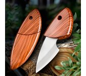 Llaveros, cuchillo afilado de acero inoxidable, útil portátil, 1 cuchillo de bolsillo creativo de acero inoxidable, mini cuchillo de fruta, herramienta de mano 1Pcs