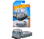 Hot Wheels Coche Básico Volkswagen T2 Pickup Vehículo Juguete Mini Coche para Edades de 3 Años en Adelante Blanco HXR02 blanco