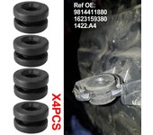4X Para PEUGEOT 208 308 508 2008 3008 5008 Expert Partner Rifter Caja de filtro de aire Montaje de carcasa Goma Ojal Amortiguador 1623159380