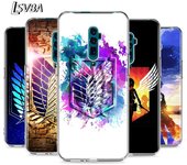 Funda para OPPO Reno 4 3 Pro 10X Zoom 2 ZF ACE X2 Pro 5G Funda Anime Attack On Titan para OPPO A5 A9 2020 Funda para teléfono Reno (4G)