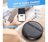 Aspiradora robot G20 con carga automática, potencia de 6000 Pa, control por aplicación, tanque de agua, fregado en húmedo, aspiradora robot, barredora eléctrica amarillo
