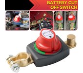 Interruptor de desconexión de batería, aislador maestro de corte de energía de 12-48 V para automóviles, casas rodantes, barcos, interruptor de encendido/apagado negativo de batería, interruptor de servicio pesado