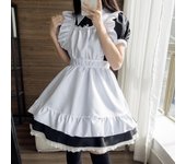 Disfraces de mucama de anime gótico Lolita para mujer, tallas grandes, Love Live, Cosplay, animación de Halloween, juego de rol de dulce camarera S