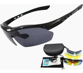 Gafas polarizadas para ciclismo, gafas deportivas, gafas para bicicleta, gafas de sol con protección ocular, lentes rojo