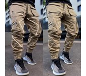 Pantalones casuales para hombre Pantalones grandes con piernas sueltas Pantalones deportivos XXL blanco negro