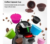 Café Nespresso Accesorios de café Filtros Cápsula de café Dolce Gusto Taza cápsula recargable rojo rosa
