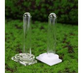 1 tubo de ensayo para hormiguero, comedero de agua para nido de hormigas, nido de insectos acrílicos para hormigas domésticas, herramienta para el hogar. transparente