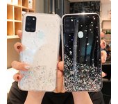 Funda de teléfono con purpurina para Samsung Galaxy A21S, carcasa trasera suave con purpurina brillante para SAMSUNG A21S A 21S A21 S A217F For Samsung A217F verde claro