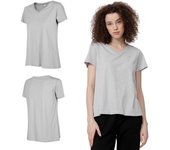 4F Women's H4Z22 TSD352 Shirt Bright Grey Xs XS gris