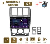 WIFI Radio de coche Multimedia estéreo para Hyundai Getz 1 2002-2011 con botón perilla Android 2Din GPS Navi Auto 1 + 16GB 1+16GB