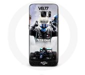 Coque pour Samsung Galaxy S6 edge Formule 1 Valtteri Bottas pilote de course F1 Noir