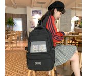 Mochila de gran capacidad Mochila para estudiantes de secundaria Mochila para estudiantes de secundaria superior rojo