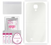 apgo MATTE Protective Skin Sticker for the back compatible with Samsung Galaxy S4 Active i9295, Wrap Film, Hydrogel Film, Flexible, Soft TPU with posi
