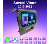 Radio de coche con Android Carplay de 2 DIN para Suzuki Vitara 2015-2022, reproductor multimedia, unidad principal, navegación GPS estéreo, BT, WIFI, 2 + 32 GB 1+16GB