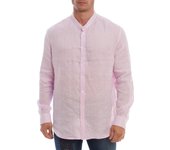 Camisa de lino manga larga 51SMGL para Hombre XL púrpura