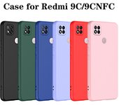 Luxury Liquid Silicone Phone Case for Xiaomi Redmi 9C Nfc 9CNFC Cover Cases Redmi 9C