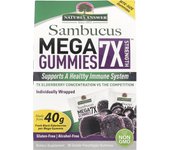 Nature's Answer, Sambucus Mega Gummies 7X Strength™, 30 gelatin-free/vegan gummies
