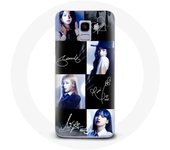 Coque pour Samsung Galaxy A8 2018 Blackpink Signature Photo Jennie Jisoo Lisa Rose - Maniacase