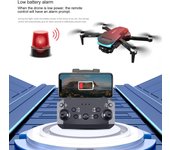 Drone de control remoto con cámara 4K Cámara dual Flotación de flujo óptico para evitar obstáculos de 3 lados 2 battery negro