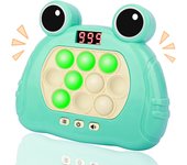 Juego de empuje rápido, juguetes antiestrés, juego Pop, consola de juegos de burbujas portátil, juego Pop iluminado, juguetes sensoriales para niños