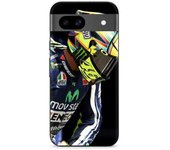 Coque - MANIACASE - Google Pixel 8a - Souple - Valentino Rossi - Noir