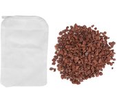 Material filtrante para acuario de minerales naturales, roca volcánica, piedra de lava, cultivo de bacterias.
