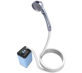 Ducha de camping portátil, ducha eléctrica para exteriores, ducha recargable con batería, resistente al agua 1 Sprays Mode naranja