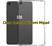 Funda transparente para Xiaomi Mipad 2/3 4 8 pulgadas, funda trasera de silicona TPU transparente a prueba de golpes para Xiaomi Mi Pad 4 Plus 10,1