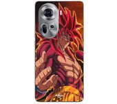 Coque de téléphone - Maniacase - Oppo Reno 11 5G - Silicone - Souple - Dragon Ball Goku SSJ4
