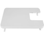 Mini máquina de coser de escritorio de plástico ABS con mesa extensible y placa de extensión negro